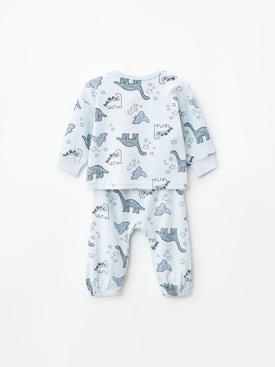Пижама с принтом для малышей, фото - 2