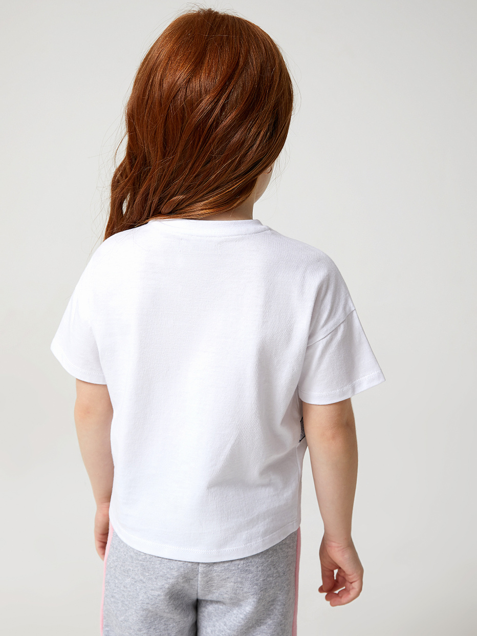 футболка для девочек с карманом в виде сумки, фото - 3