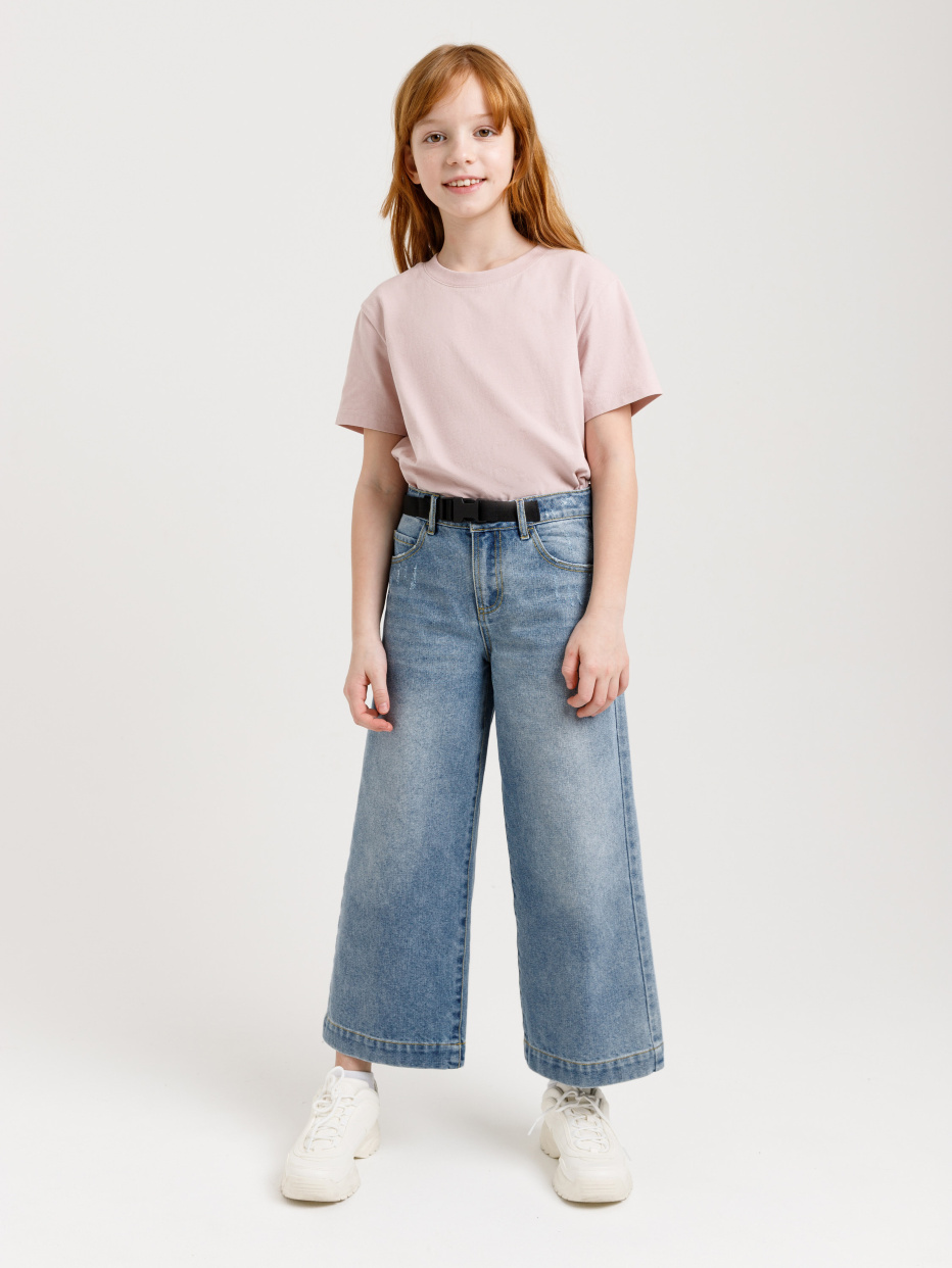 джинсовые кюлоты для девочек, фото - 1