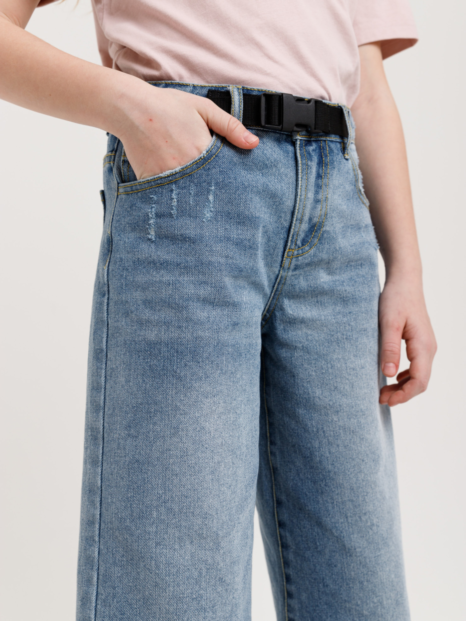 джинсовые кюлоты для девочек, фото - 3