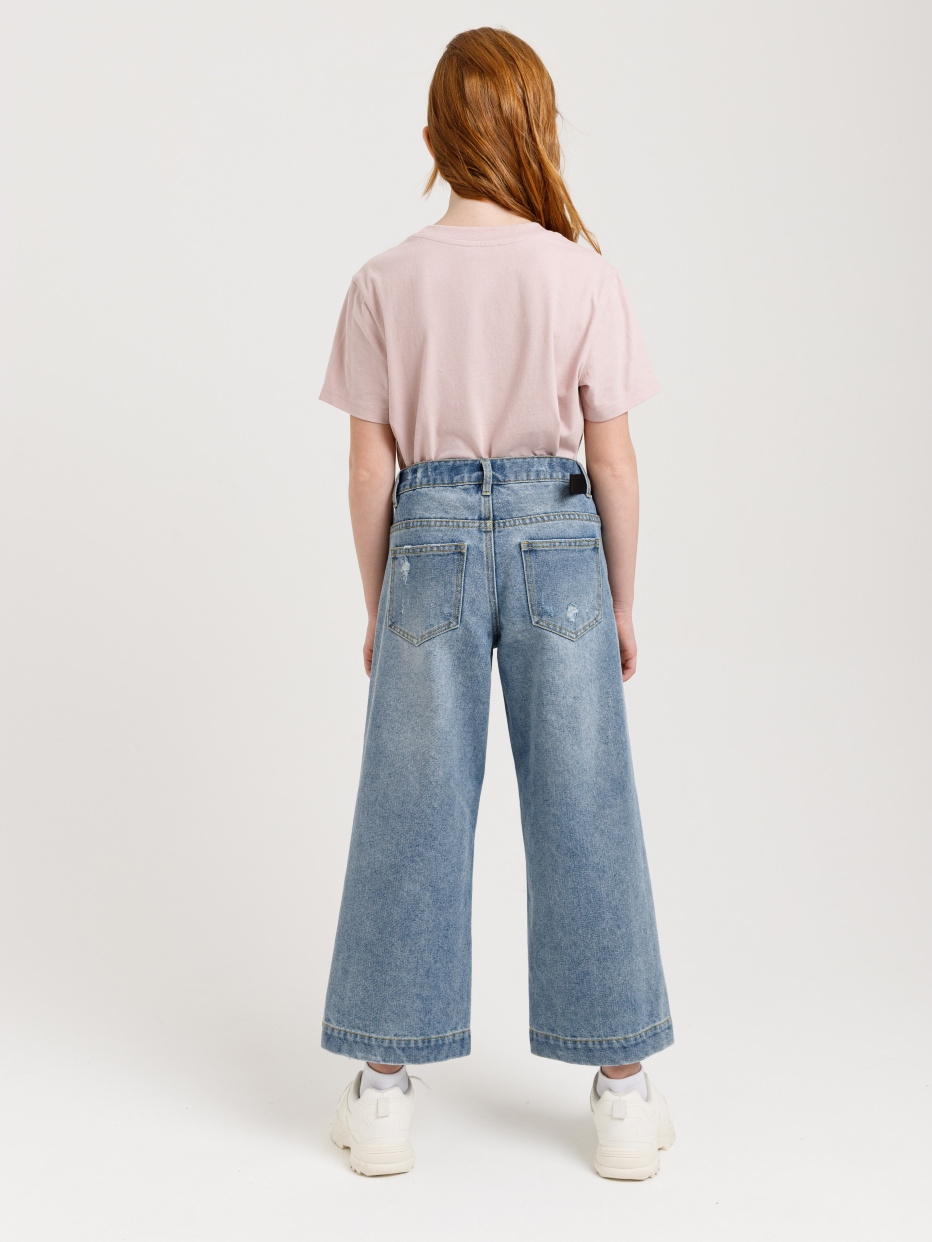 джинсовые кюлоты для девочек, фото - 4