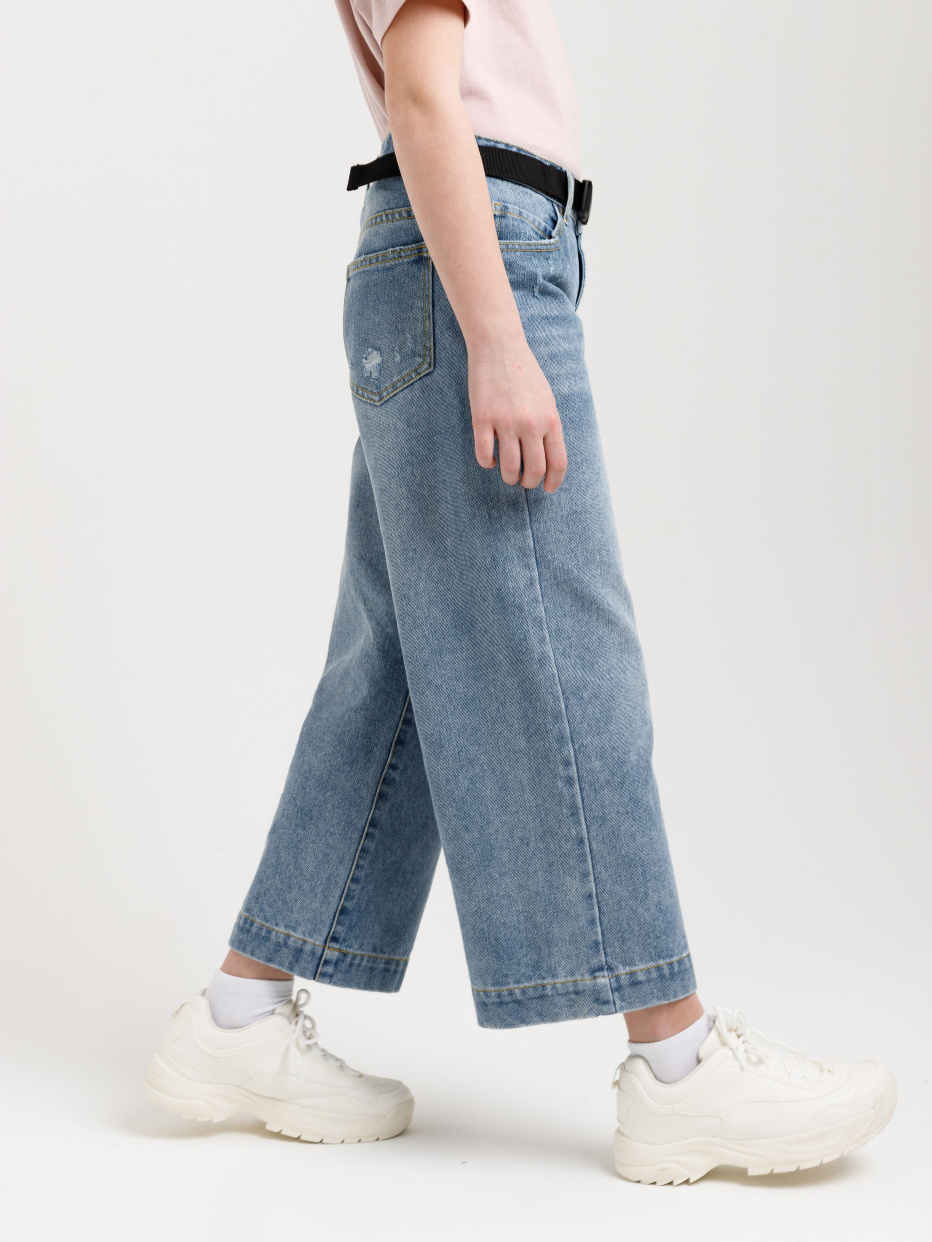 джинсовые кюлоты для девочек, фото - 6