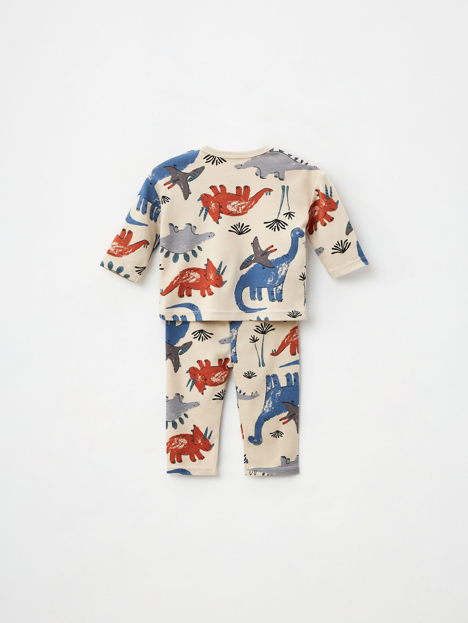Трикотажная пижама с принтом для малышей (2 шт.), фото - 6