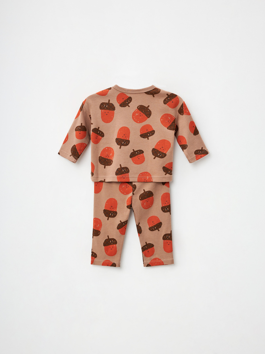 Трикотажная пижама с принтом для малышей (2 шт.), фото - 7
