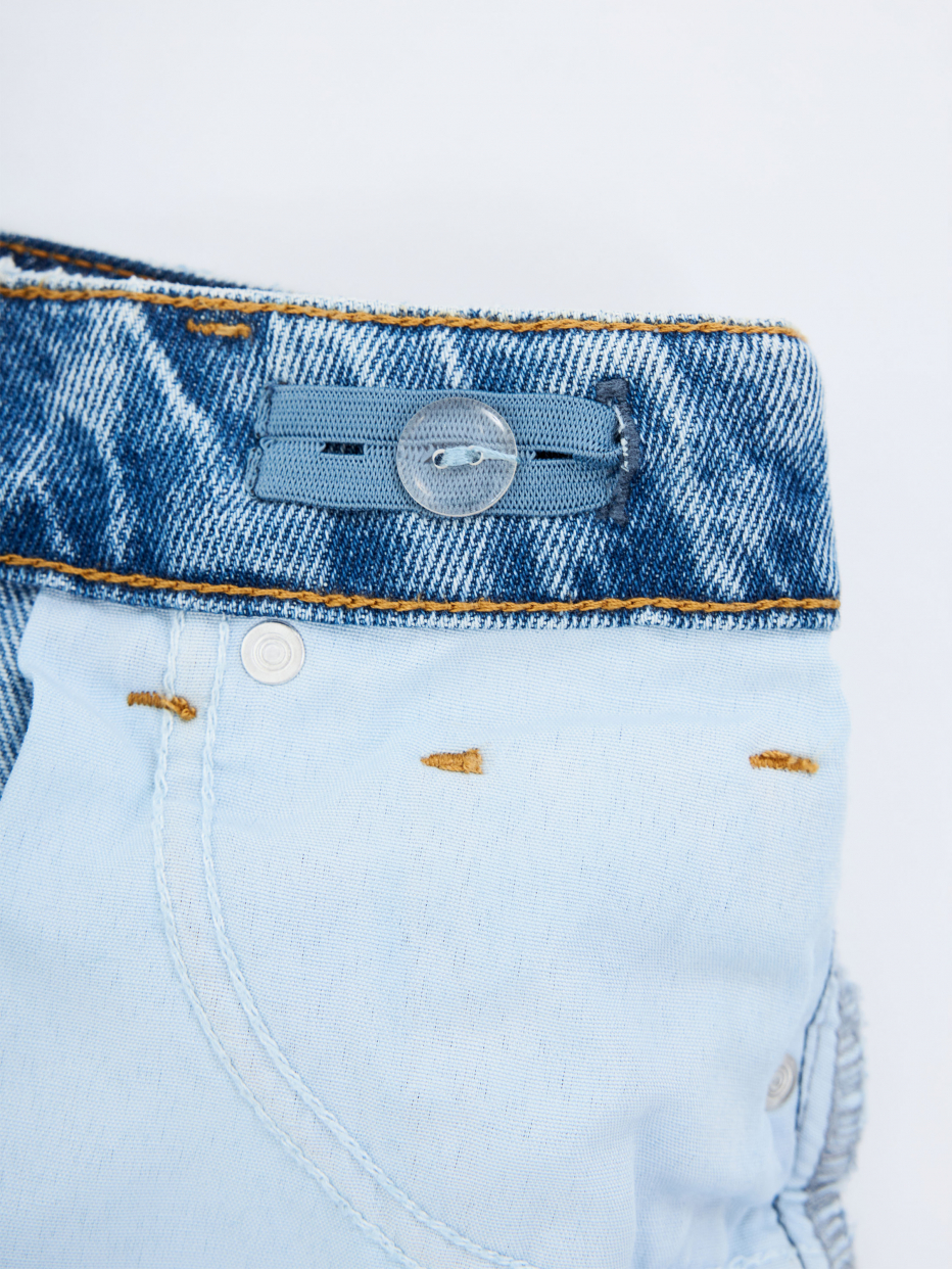 Рваные джинсы Loose Fit с принтом для мальчиков, фото - 7