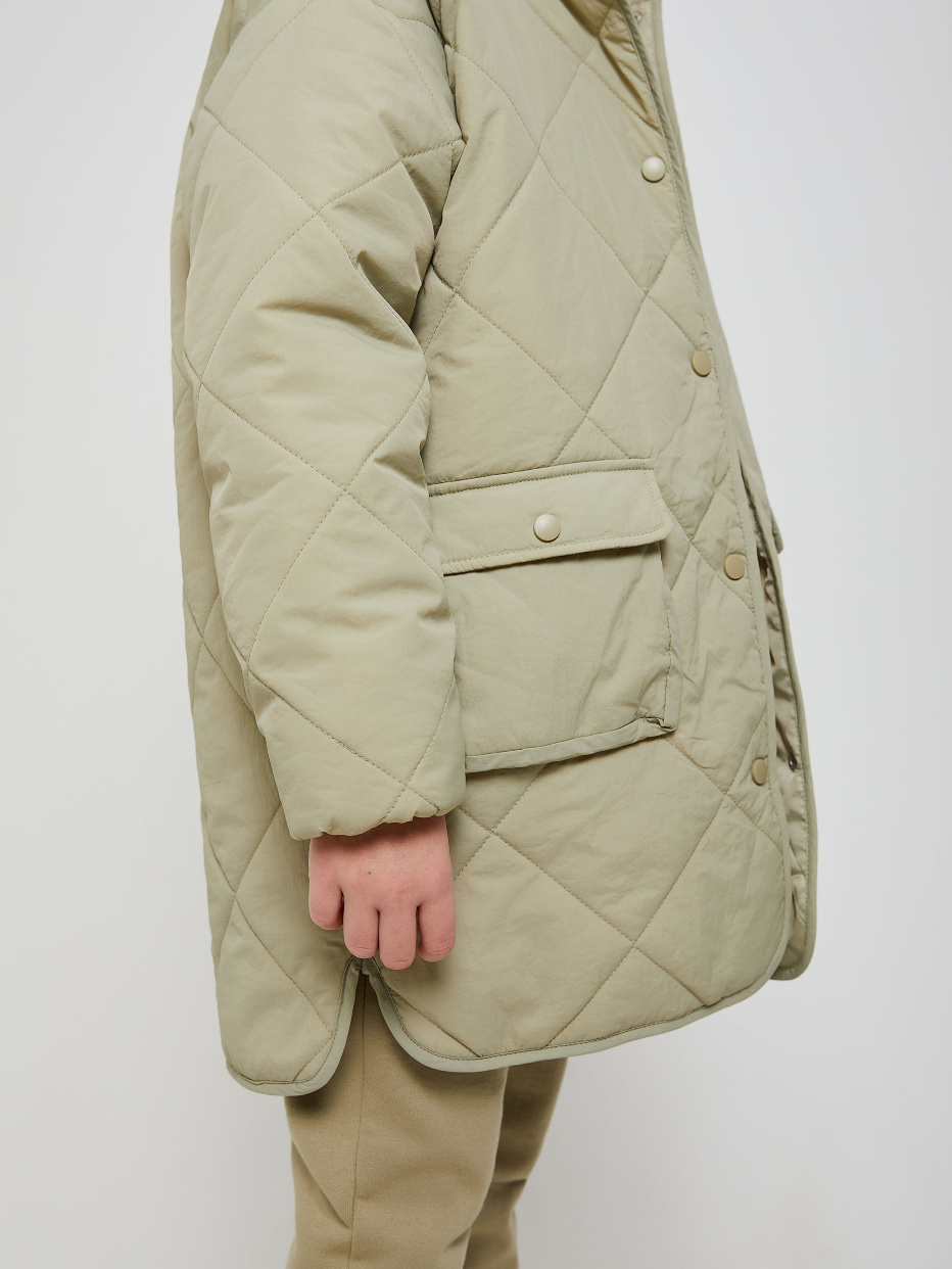 Пальто со съемной толстовкой для девочек, фото - 8