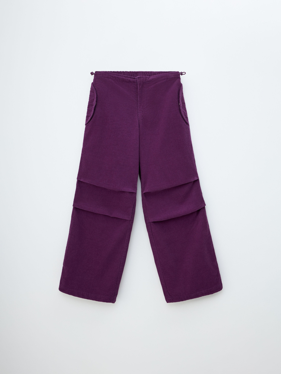 Вельветовые брюки-парашюты для девочек, фото - 4