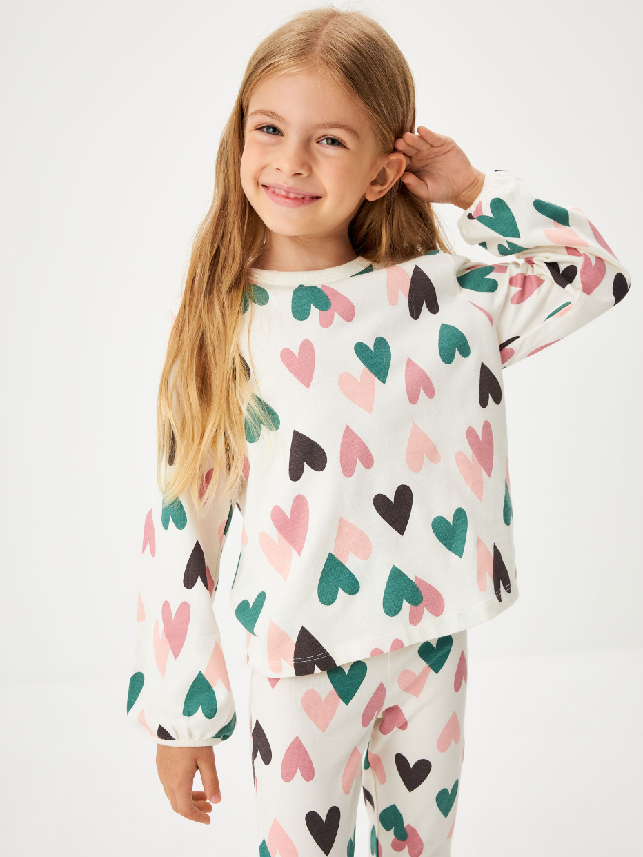 Пижама с ярким принтом для девочек, фото - 2