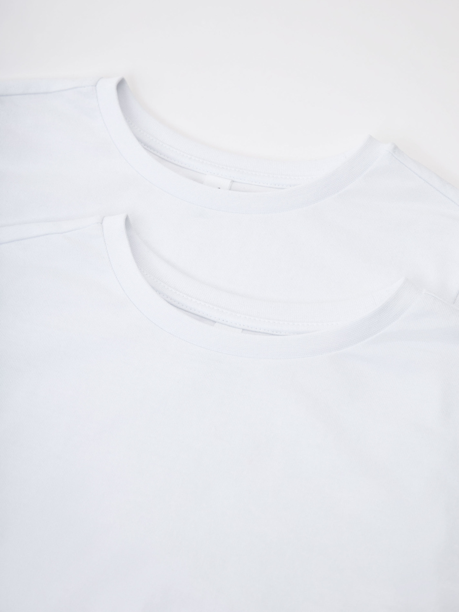 Набор из 2 базовых футболок оверсайз для мальчиков, фото - 4