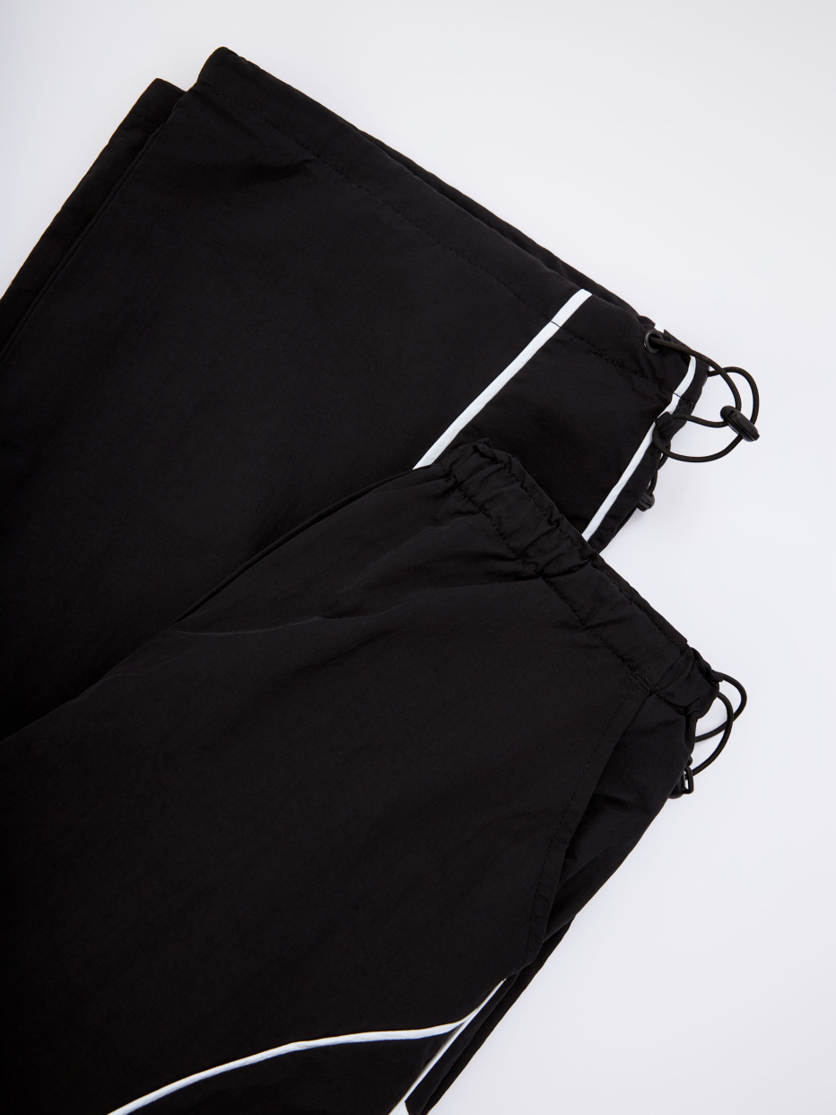 Нейлоновые брюки карго на подкладке для девочек, фото - 4