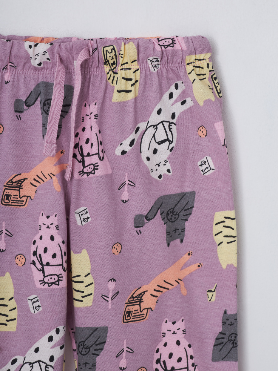 Пижама с принтом для девочек, фото - 4