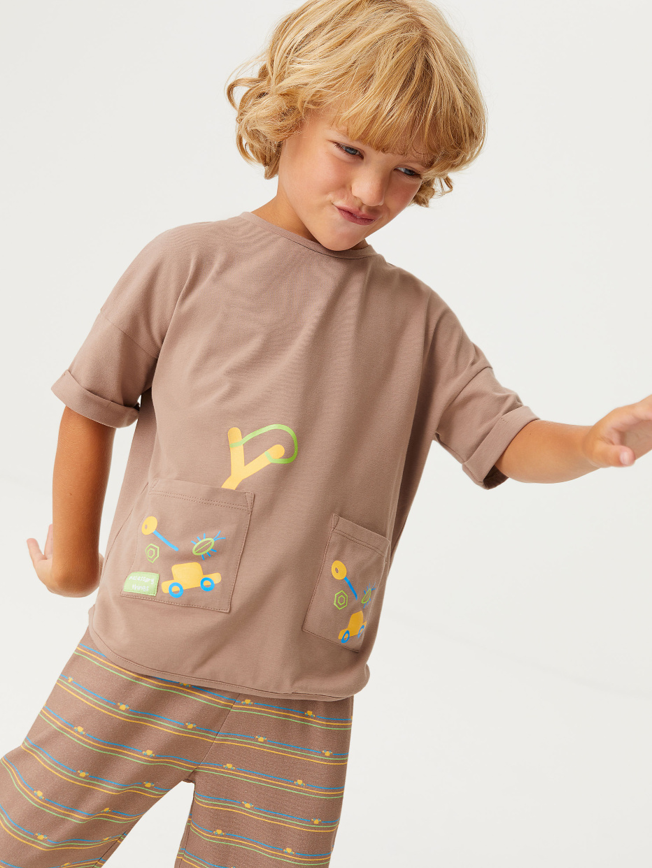 Пижама с ярким принтом для мальчиков, фото - 9