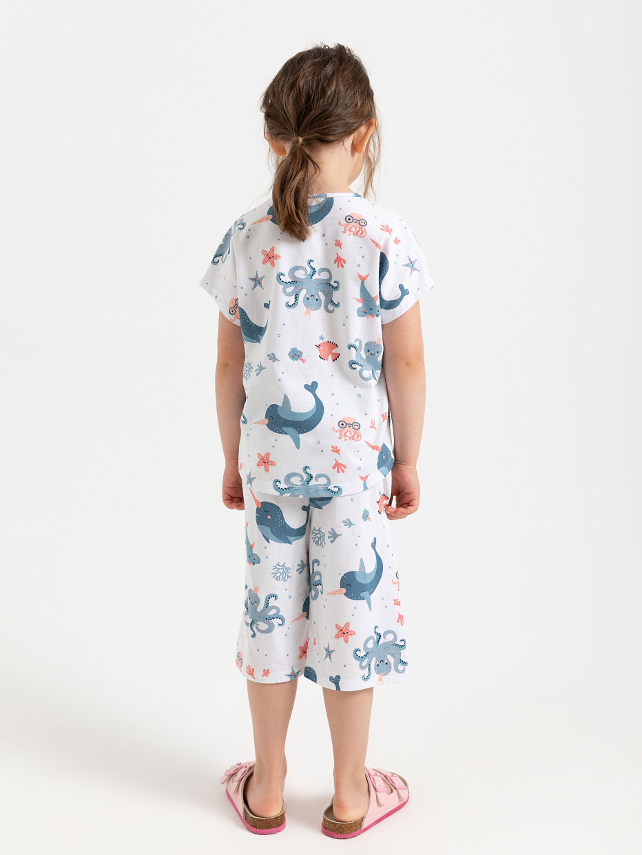 Трикотажная пижама для девочек, фото - 5