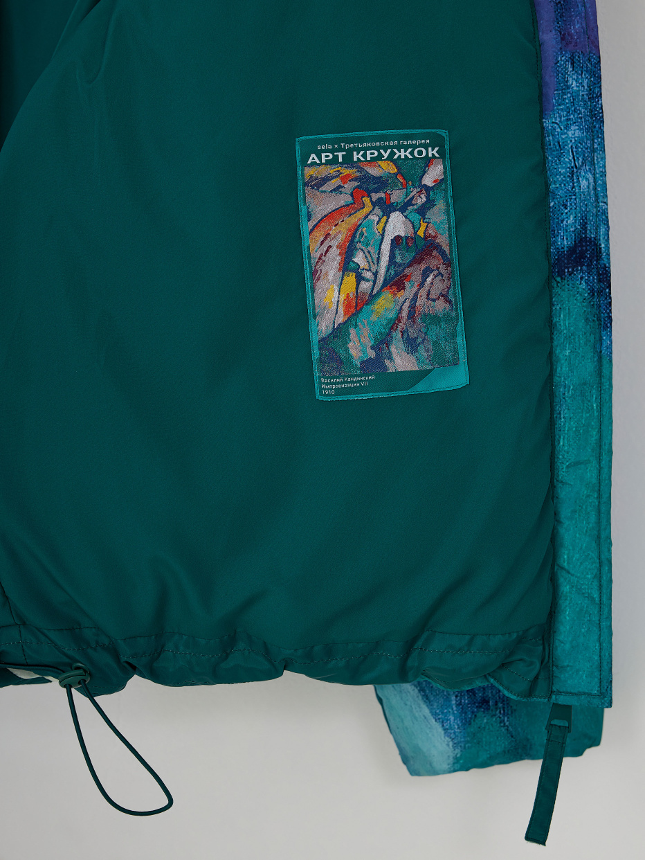 Дутая куртка с принтом из коллекции «Третьяковская галерея», фото - 8