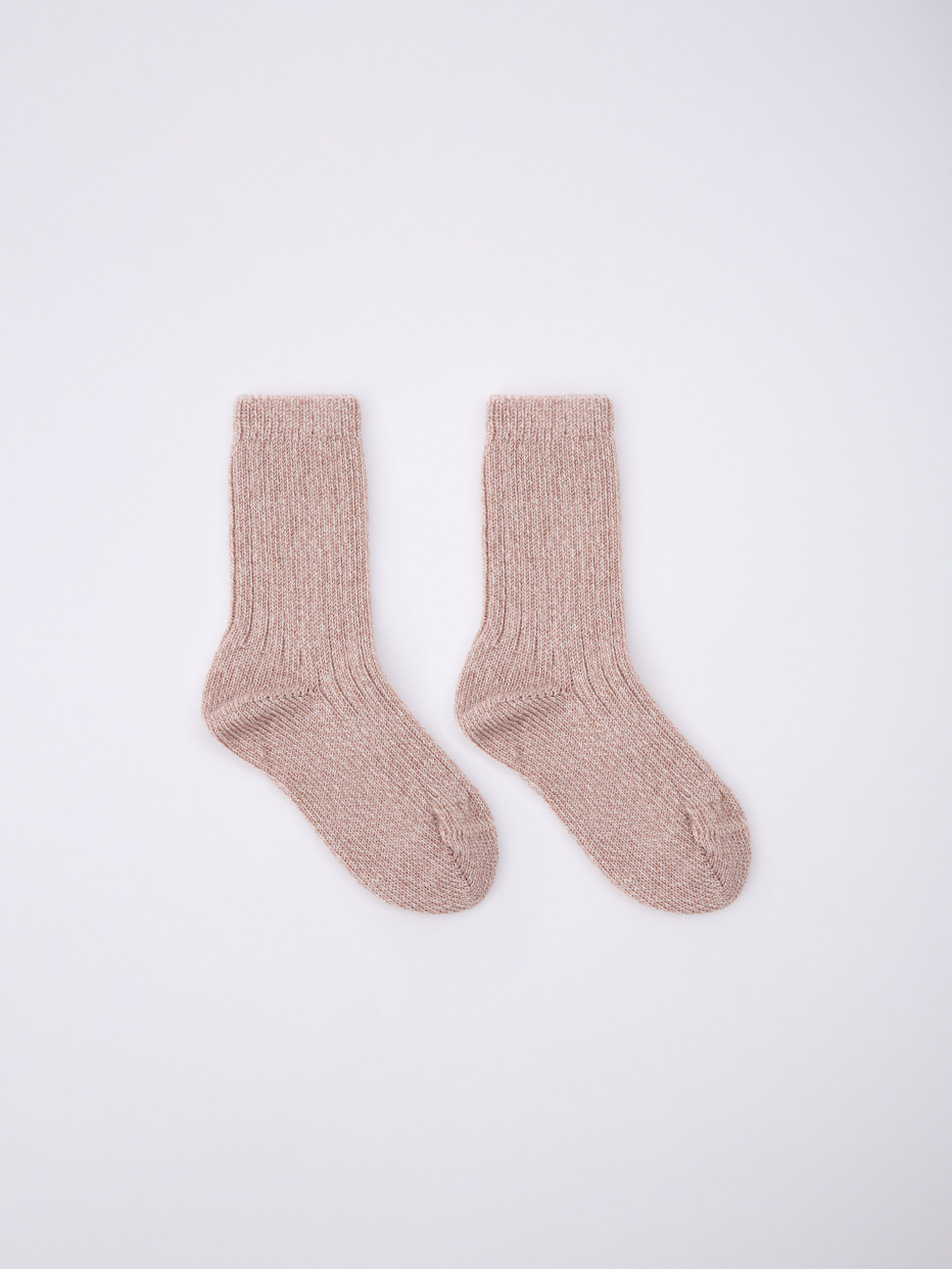 Вязаные носки шерстяные для девочек, фото - 1