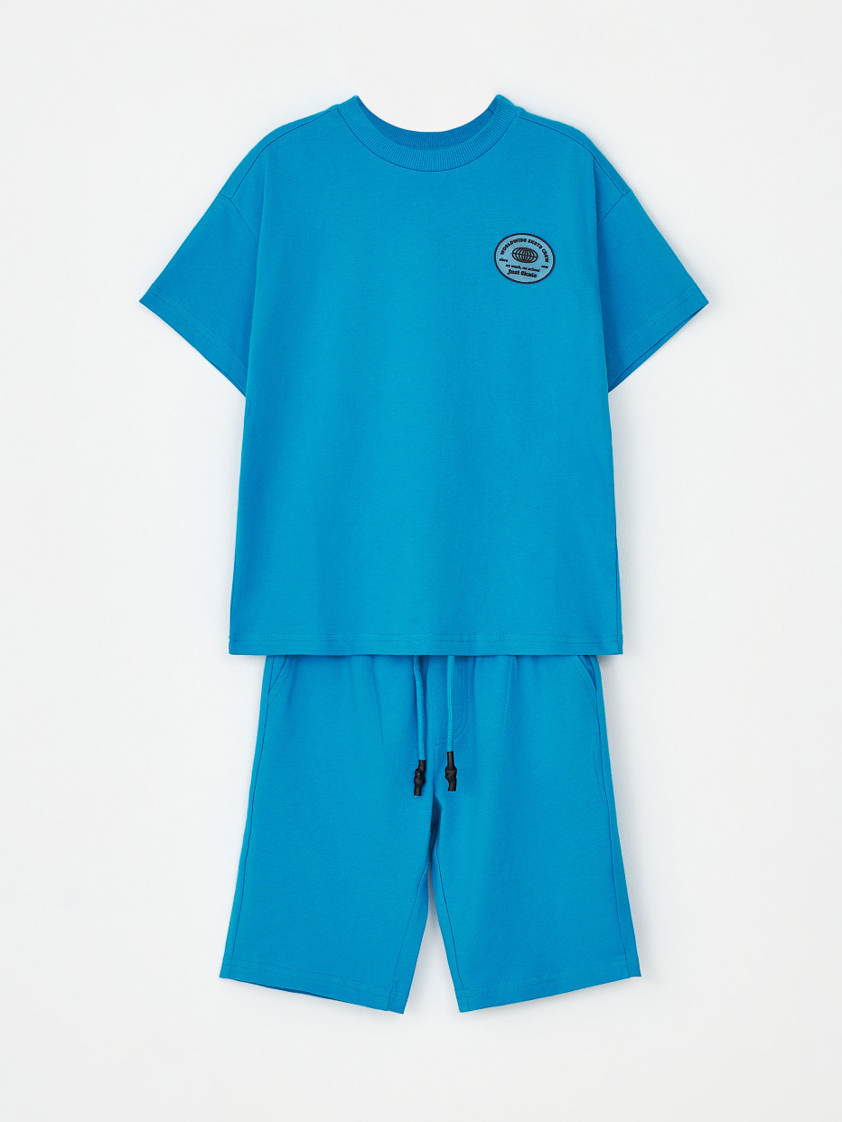 Пижама оверсайз с силиконовым патчем для мальчиков, фото - 5