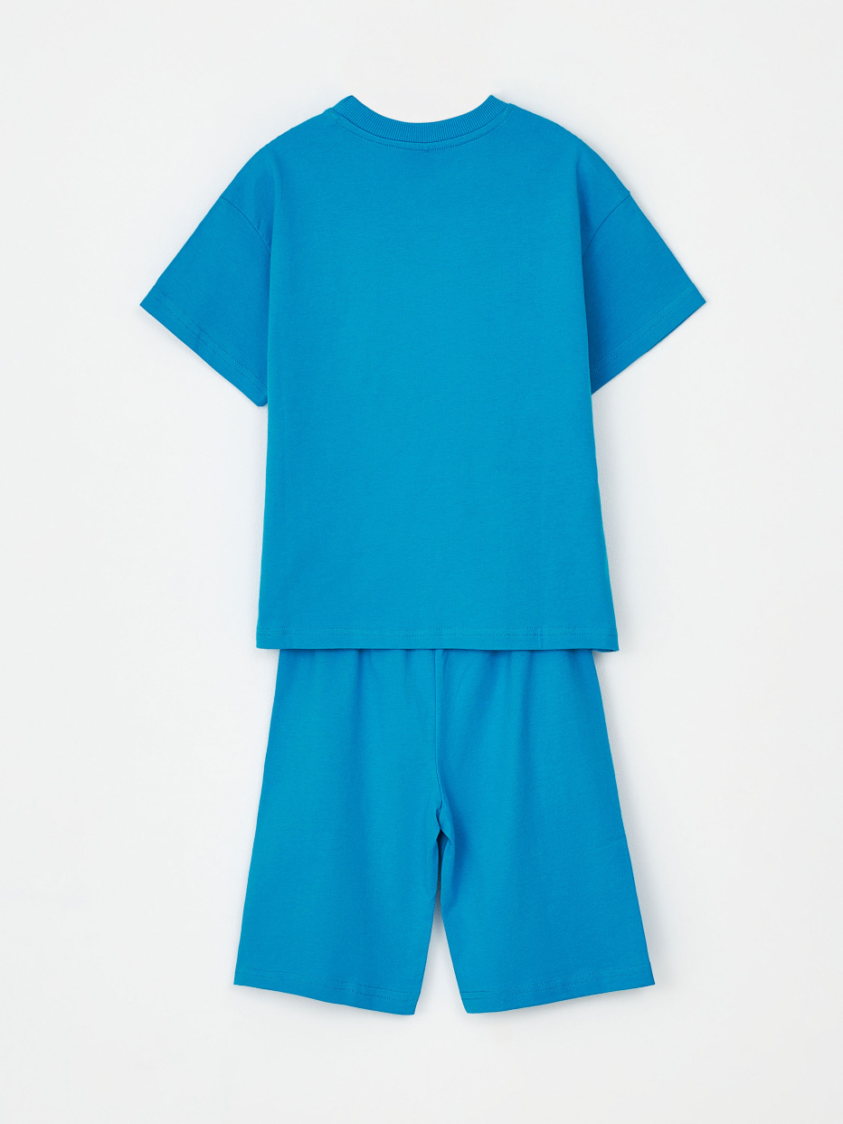 Пижама оверсайз с силиконовым патчем для мальчиков, фото - 6