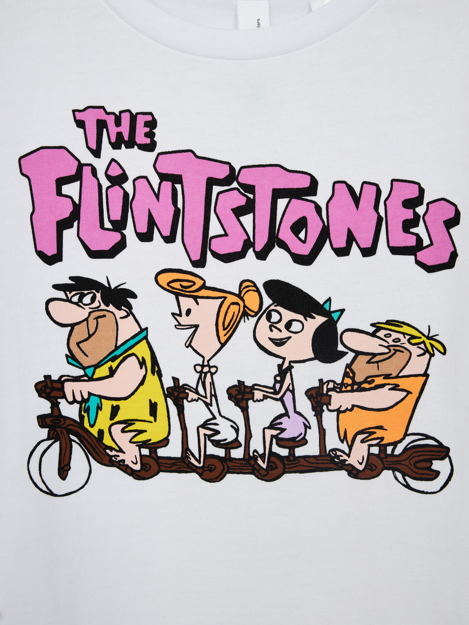 Футболка с принтом The Flintstones для девочек, фото - 6