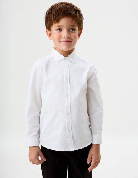 Купить белую рубашку для мальчика в Украине