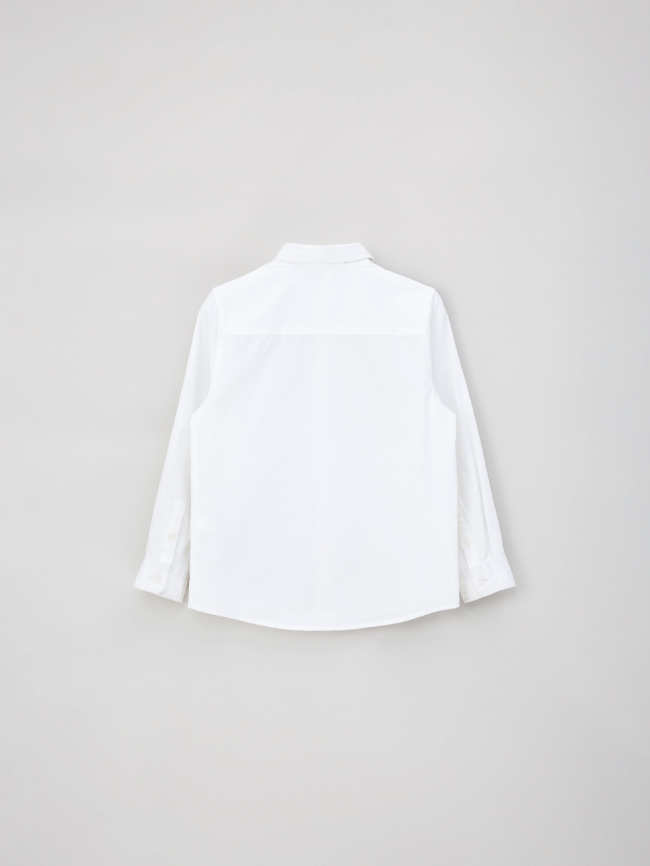 Классическая белая рубашка для мальчиков, фото - 5