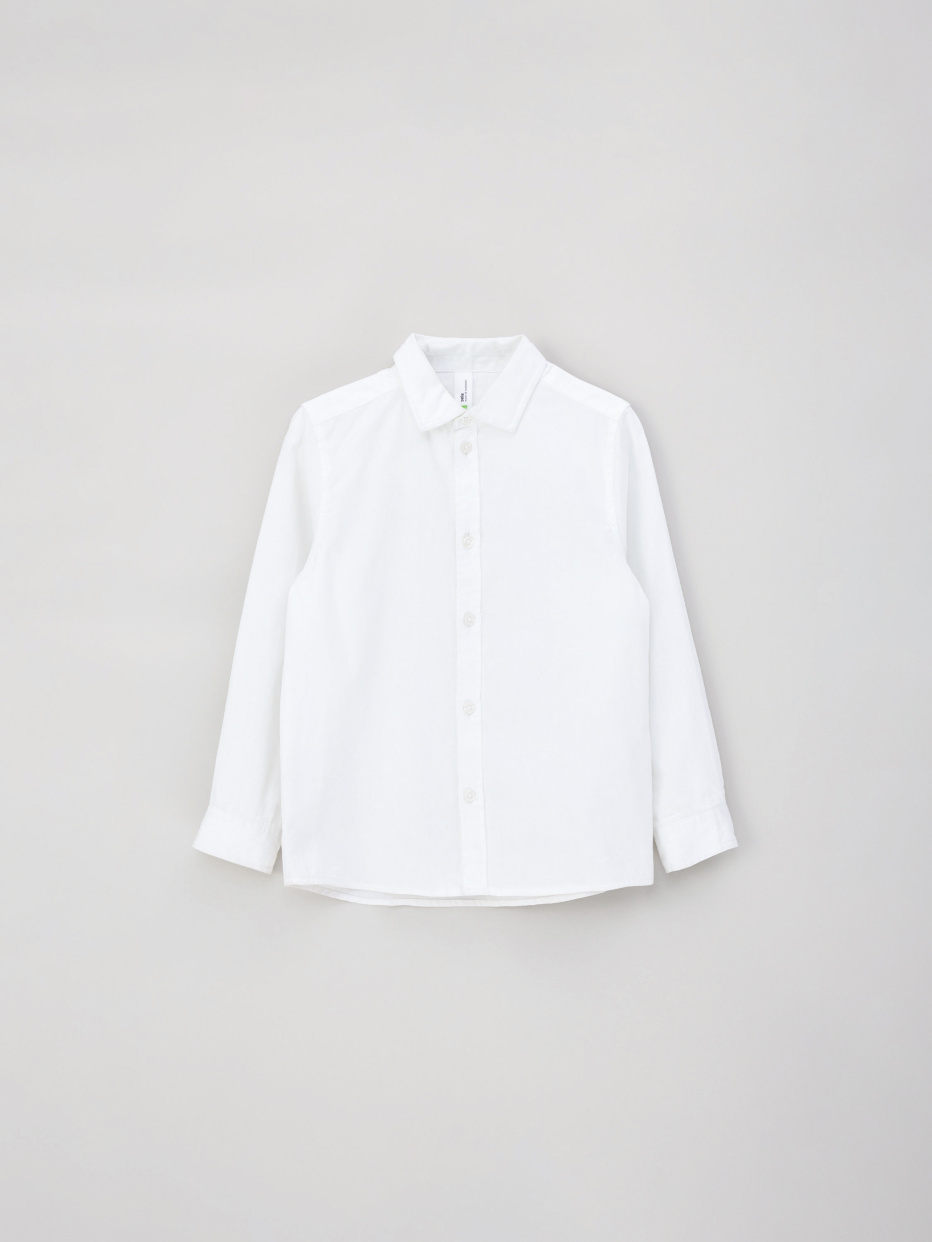 Классическая белая рубашка для мальчиков, фото - 3