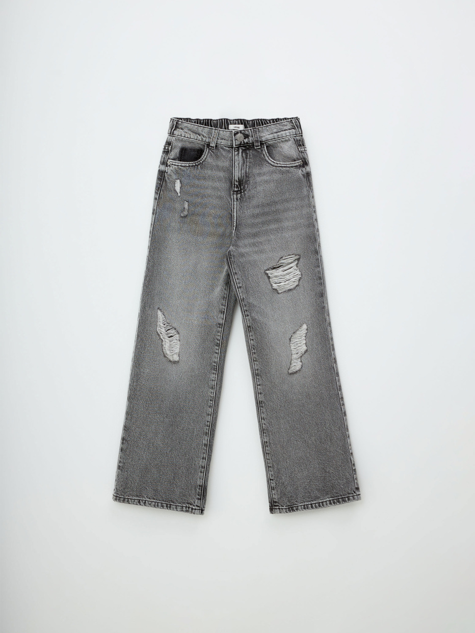 Рваные джинсы Loose Fit для девочек, фото - 3