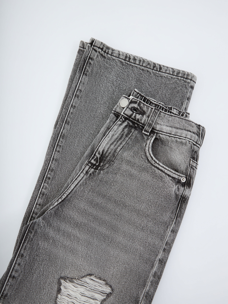 Рваные джинсы Loose Fit для девочек, фото - 5