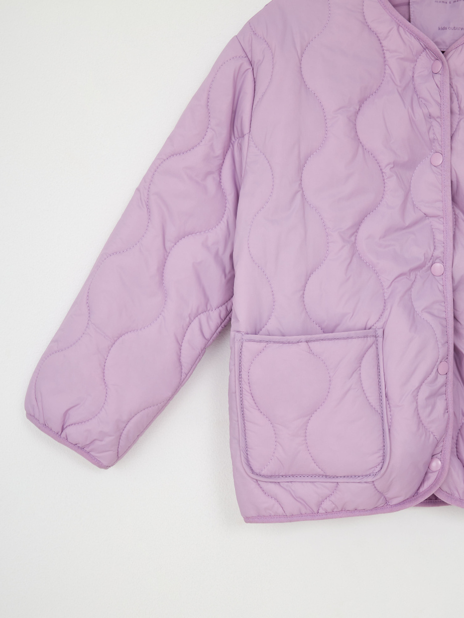 Легкая стеганая куртка для девочек, фото - 3