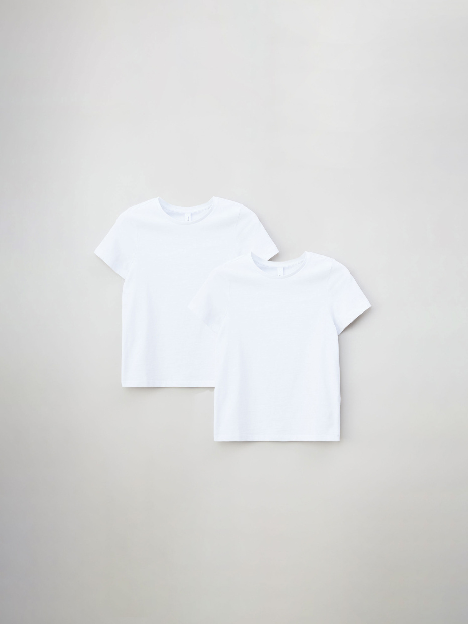 Набор из 2 базовых футболок для девочек, фото - 3