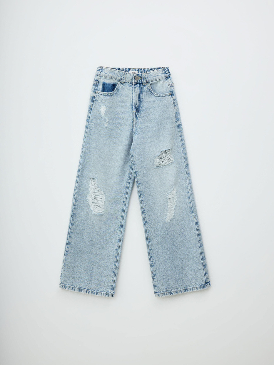 Рваные джинсы Loose Fit для девочек, фото - 3