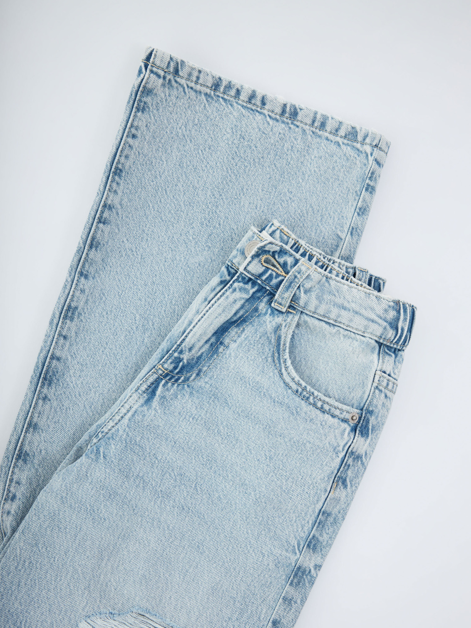 Рваные джинсы Loose Fit для девочек, фото - 5