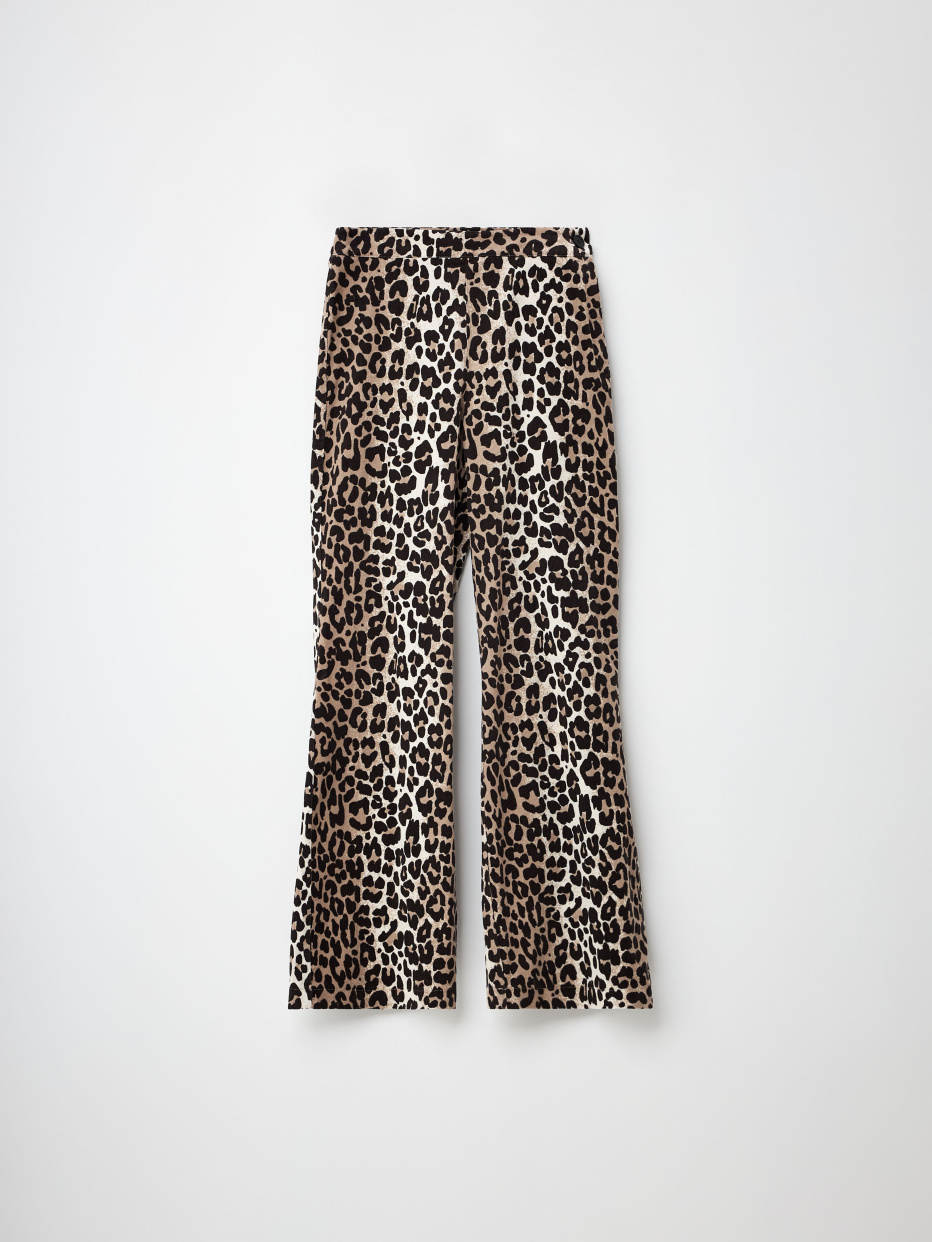 Вельветовые брюки с леопардовым принтом, фото - 8