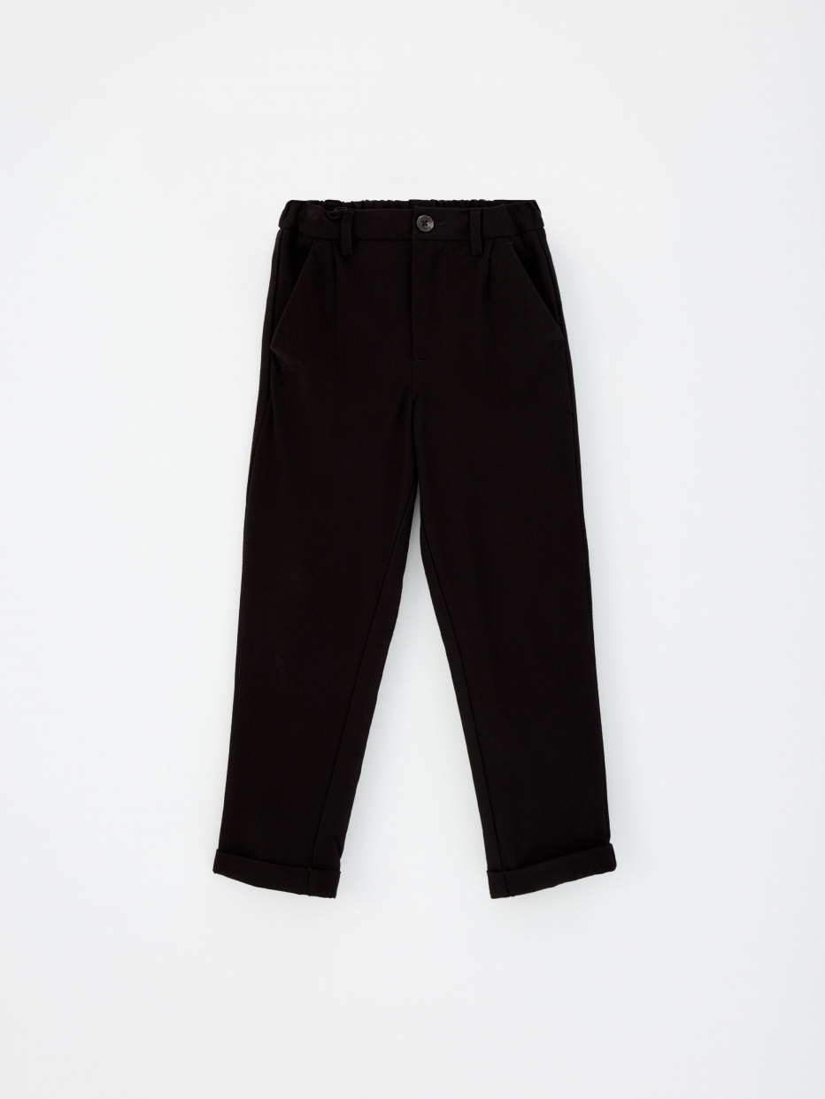 Черные свободные брюки для мальчиков, фото - 3