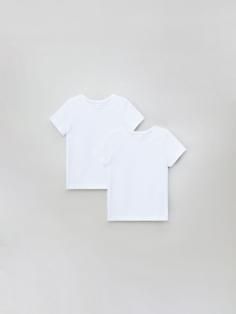 Набор из 2 базовых футболок оверсайз для девочек, фото - 1