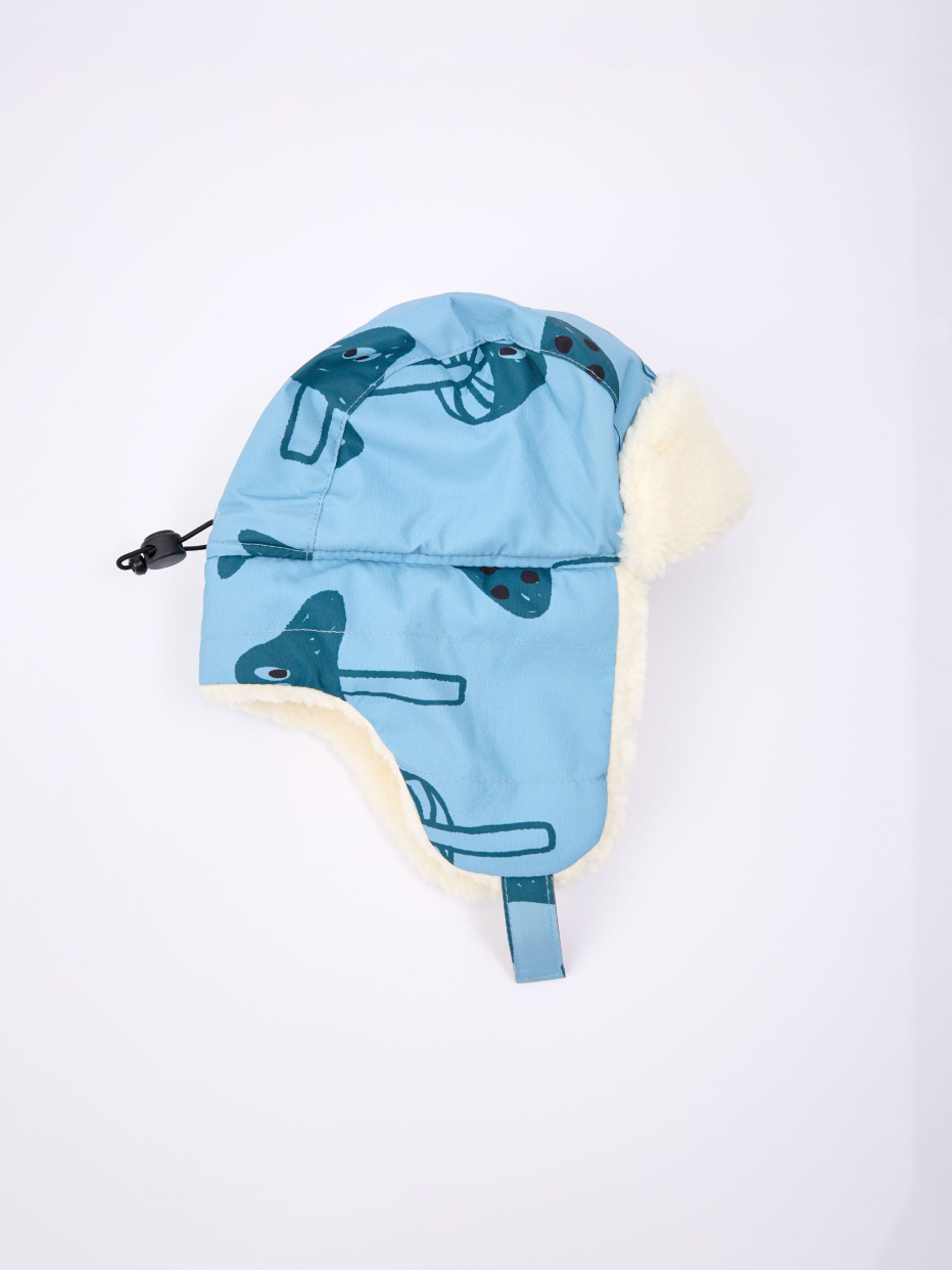 Непромокаемая шапка-ушанка для малышей, фото - 2