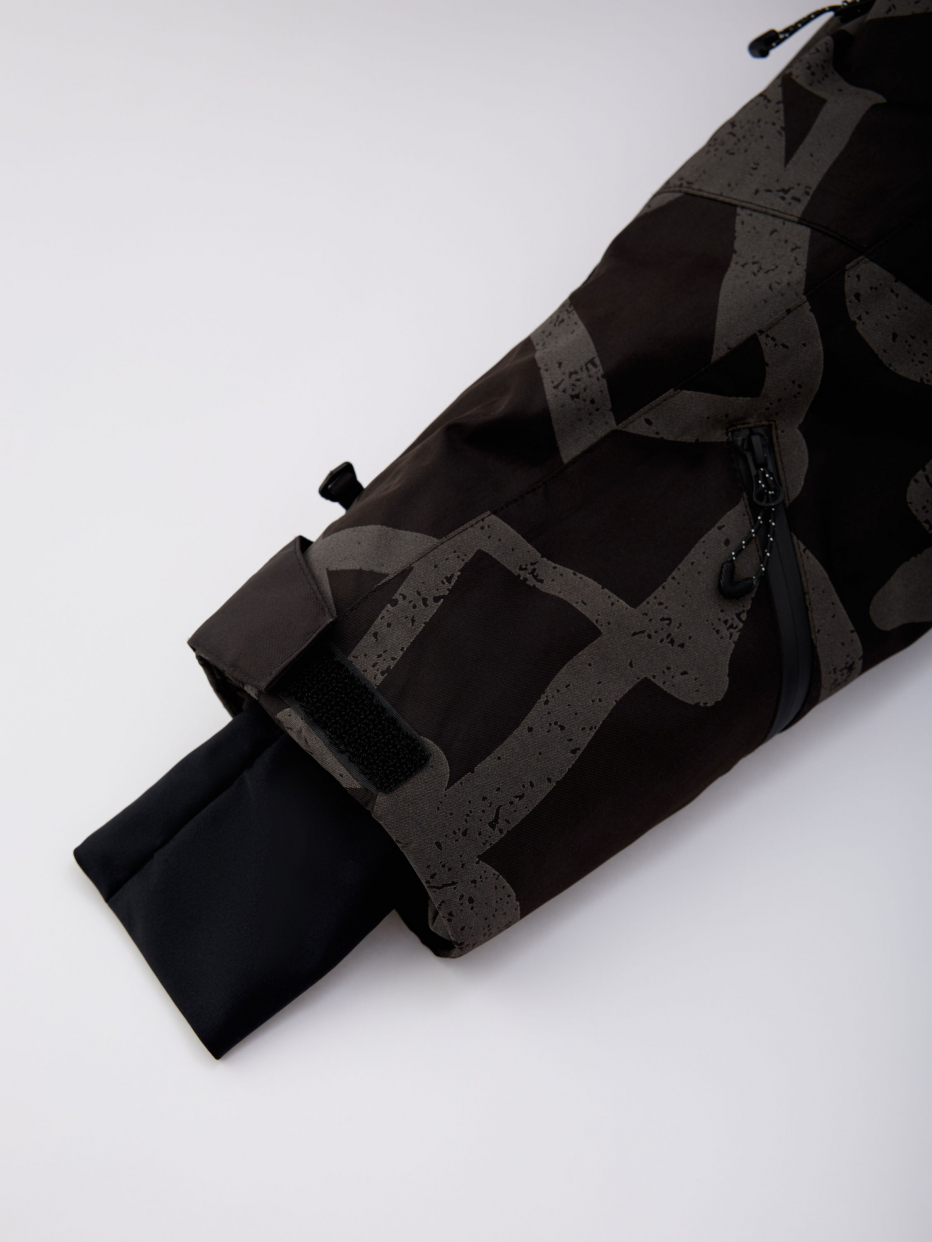 Горнолыжная куртка из технологичной мембраны с лямками для мальчиков  , фото - 7