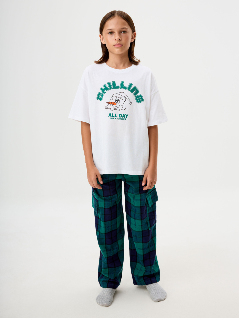 Пижама с брюками карго для мальчиков, фото - 3