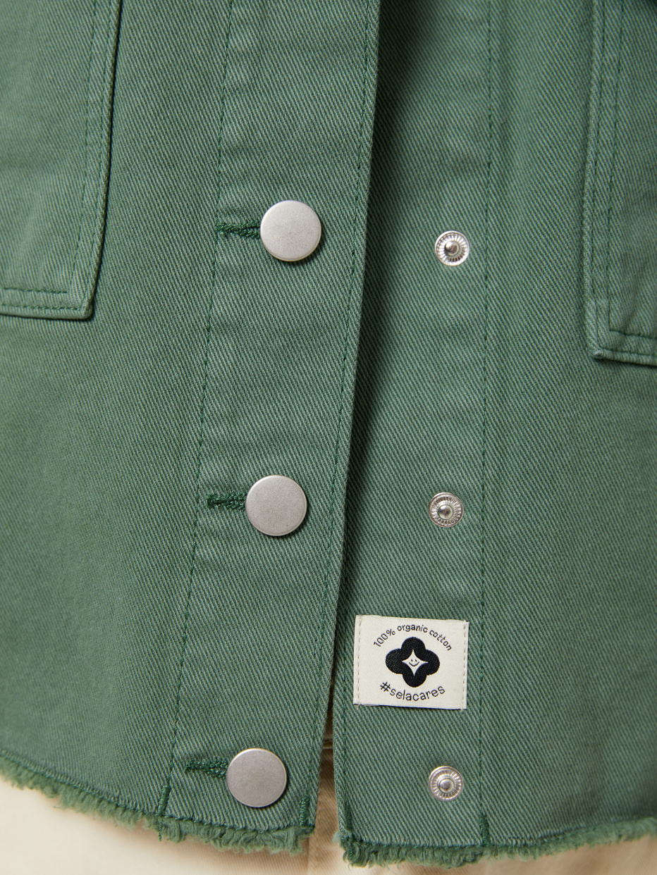 Джинсовая куртка из органического хлопка, фото - 7
