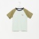 Трикотажная футболка с рукавами реглан для мальчиков, цвет хаки/оливковый
