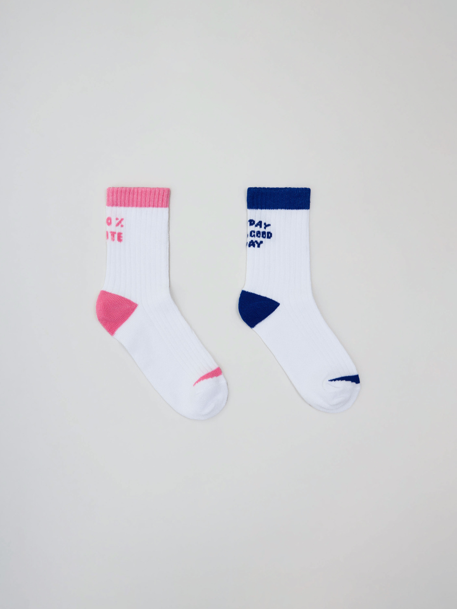 Набор из 2 пар носков для девочек, фото - 1