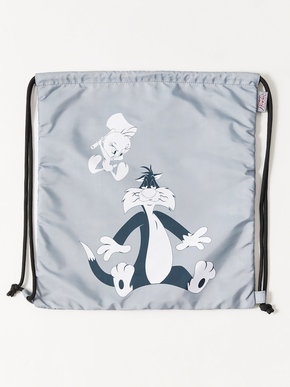 Детская сумка-мешок детская с принтом Looney Tunes, фото - 2