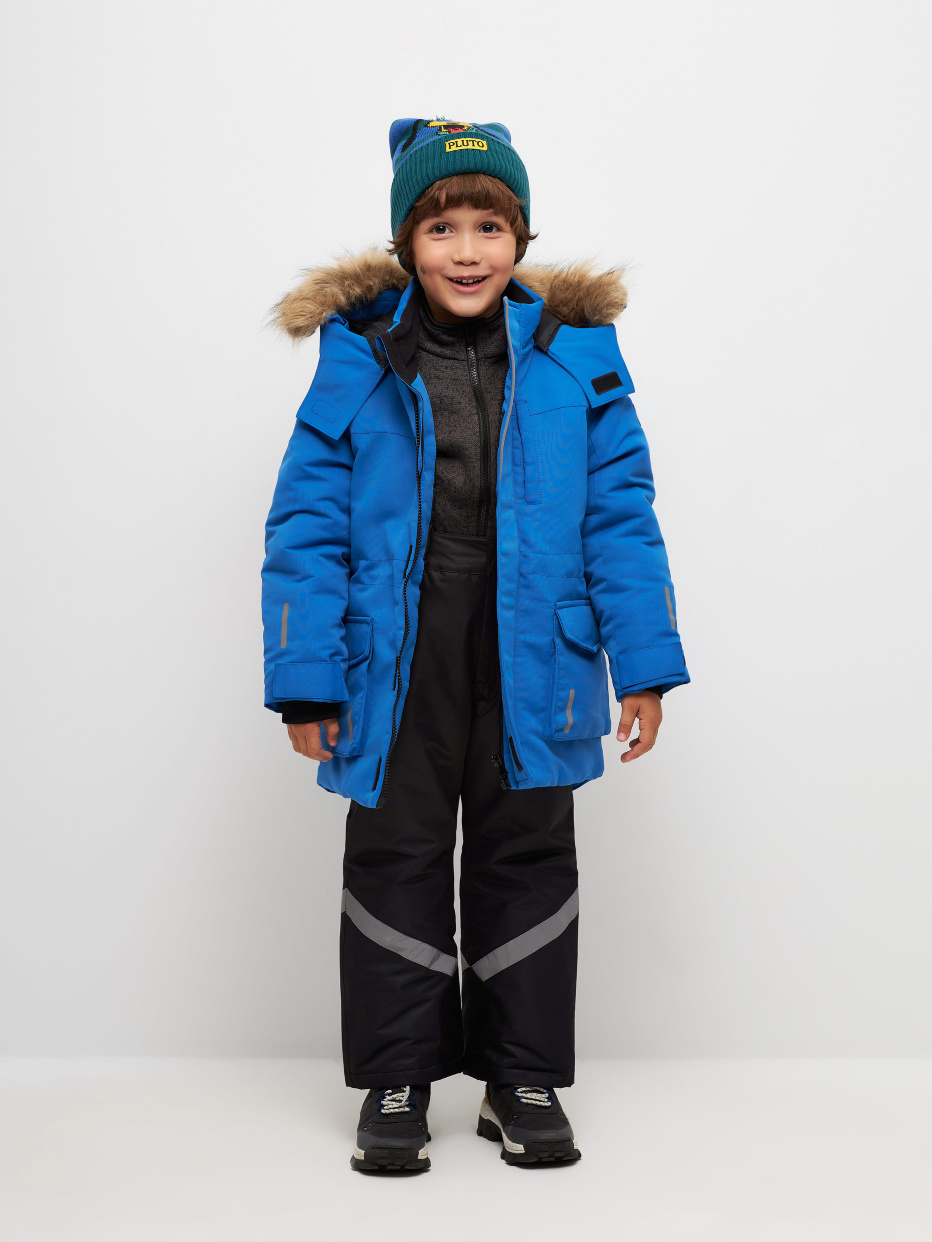 Зимняя куртка с капюшоном для мальчика, фото - 3