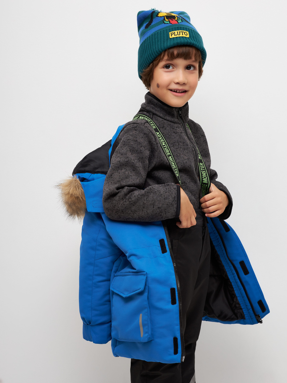 Зимняя куртка с капюшоном для мальчика, фото - 2