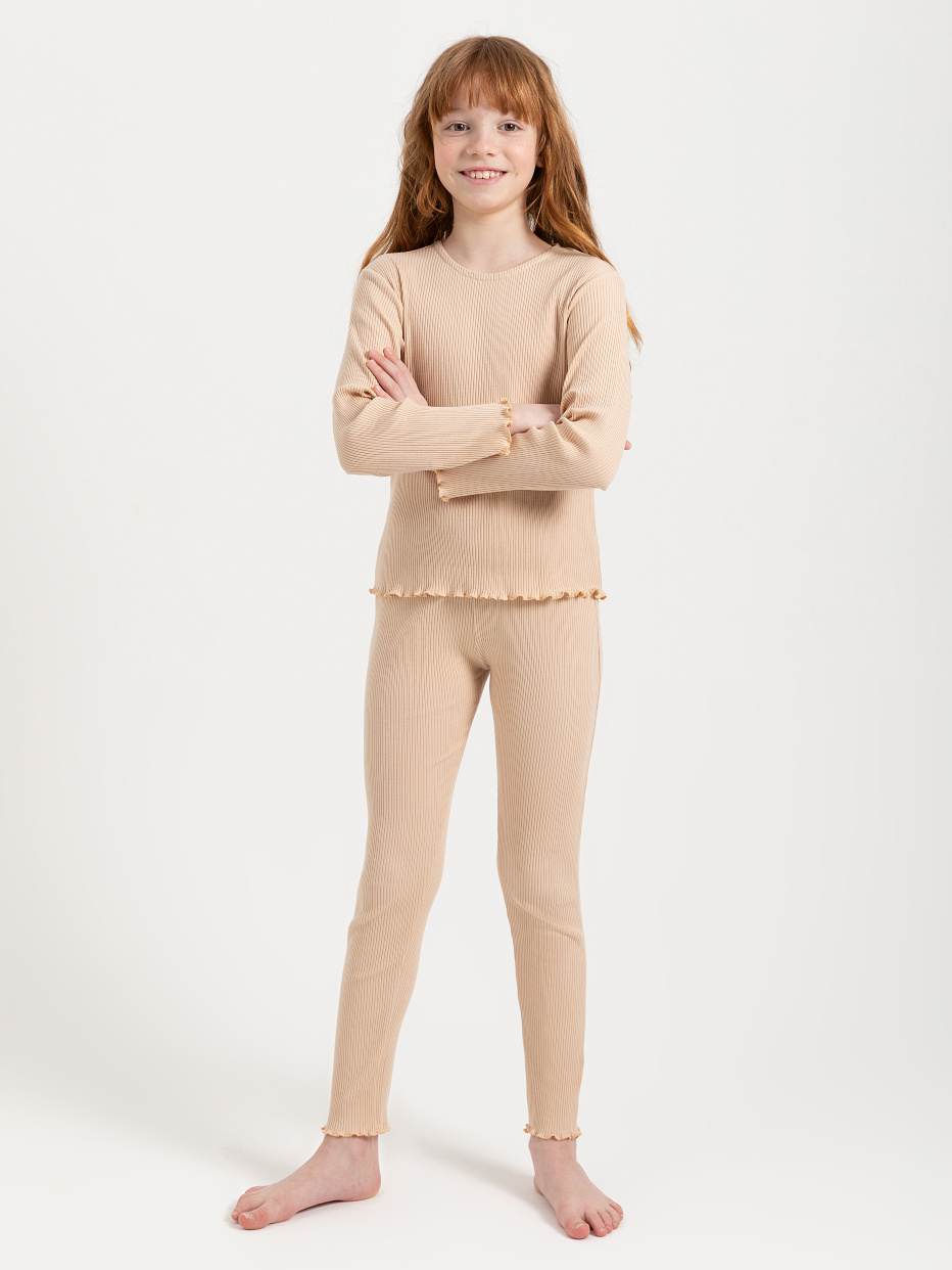 Трикотажная пижама для девочек, фото - 7