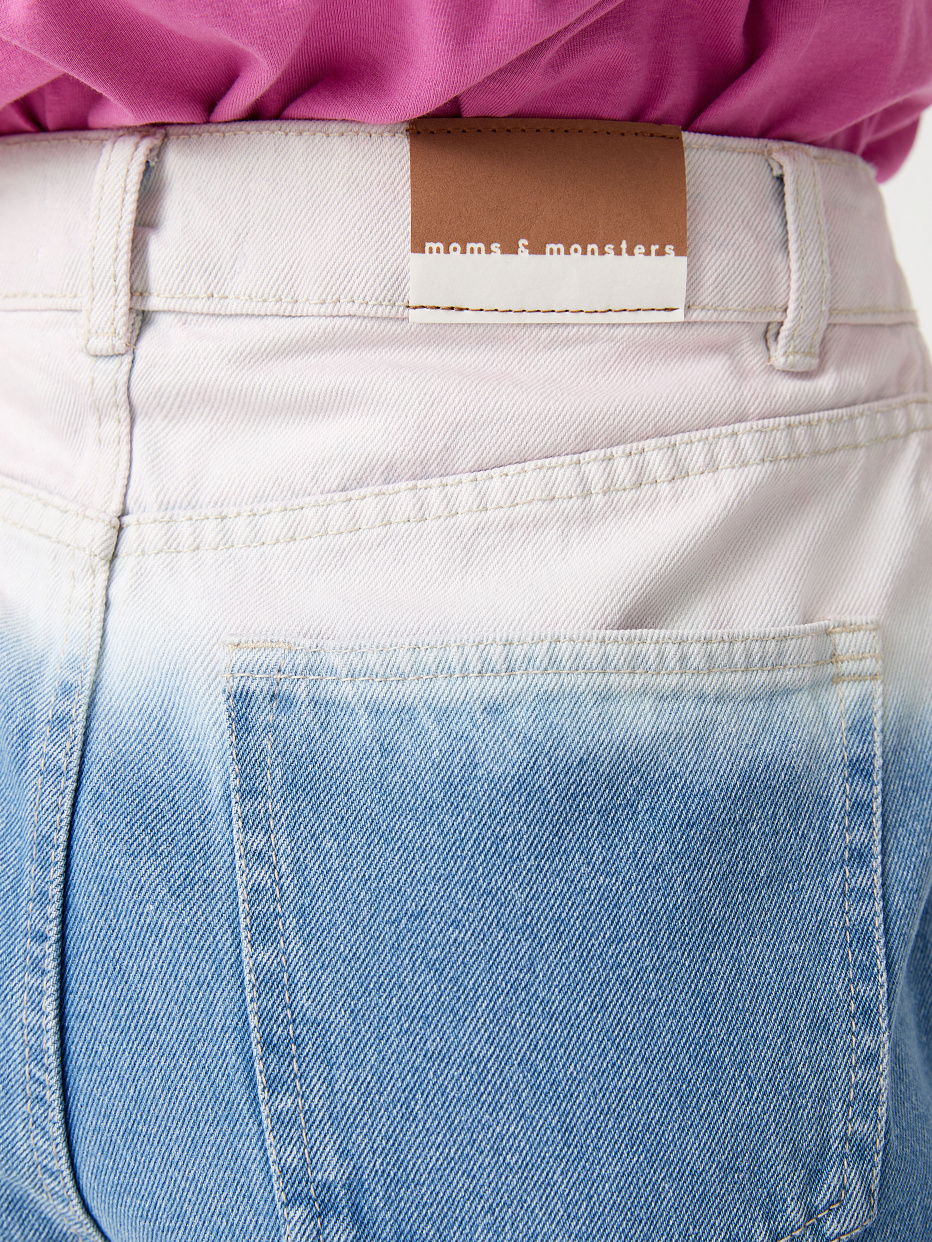 Джинсовые шорты с градиентным эффектом, фото - 5