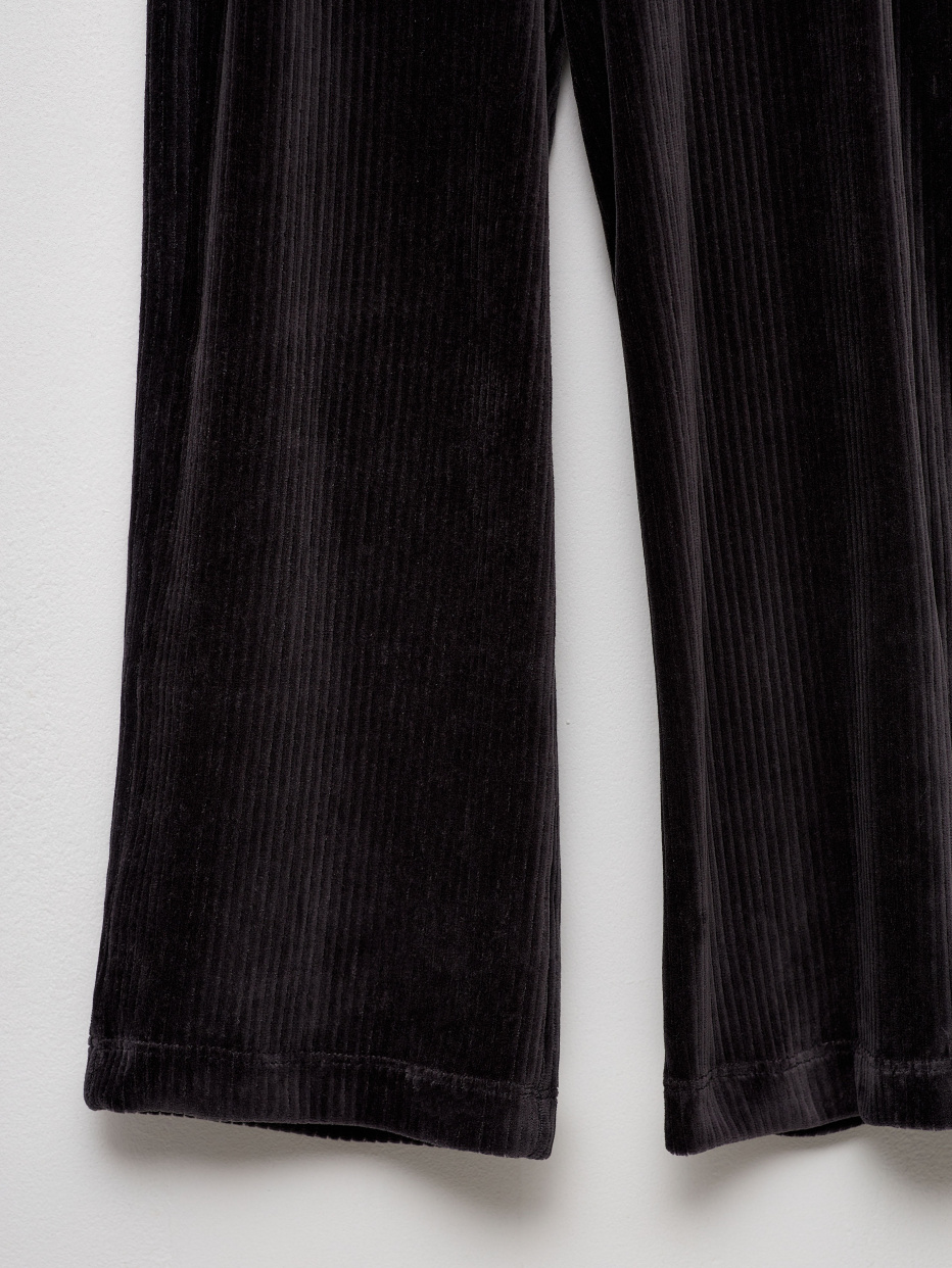 Прямые вельветовые брюки для девочек, фото - 3