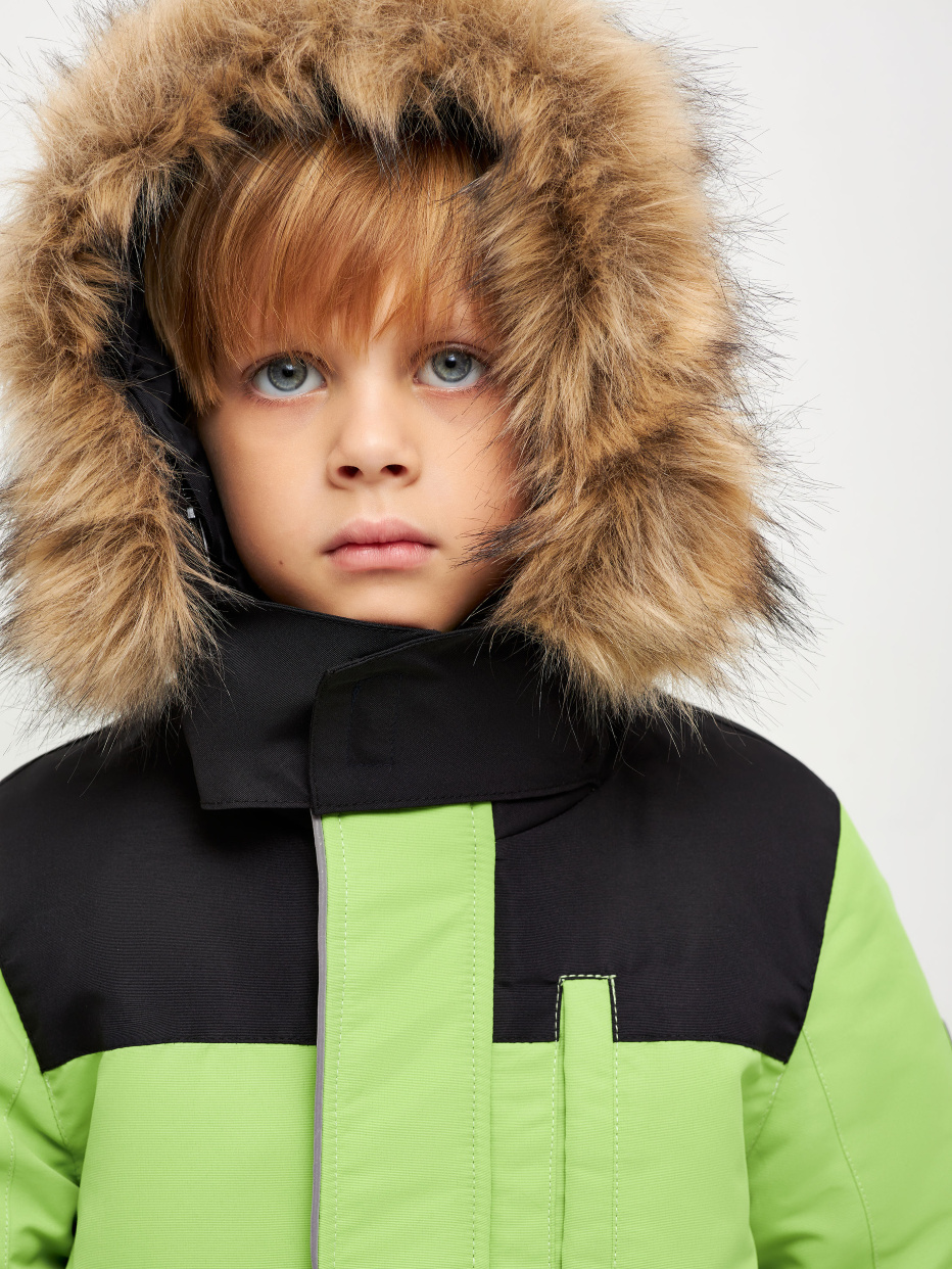 Зимняя куртка с капюшоном для мальчика, фото - 8