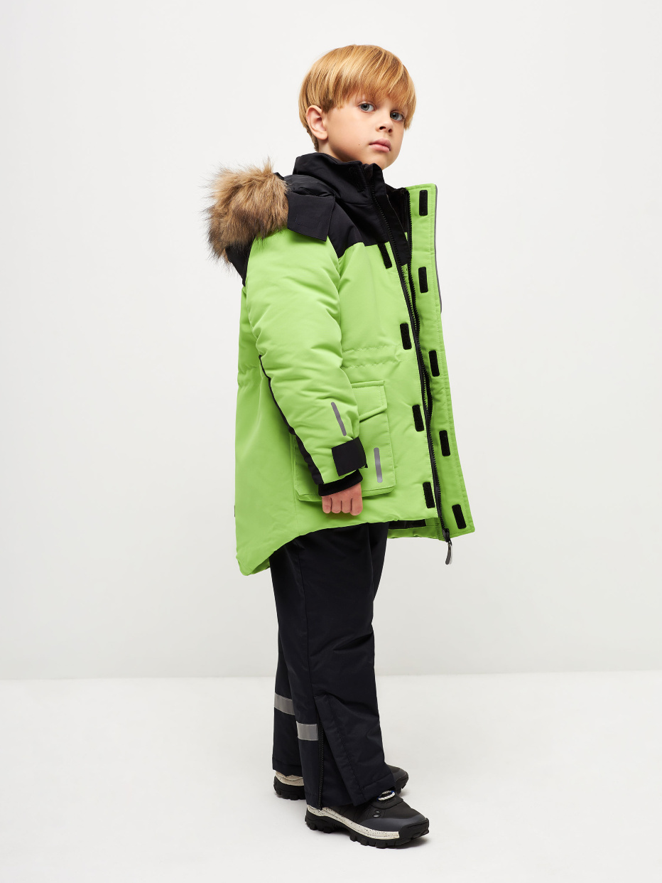 Зимняя куртка с капюшоном для мальчика, фото - 9