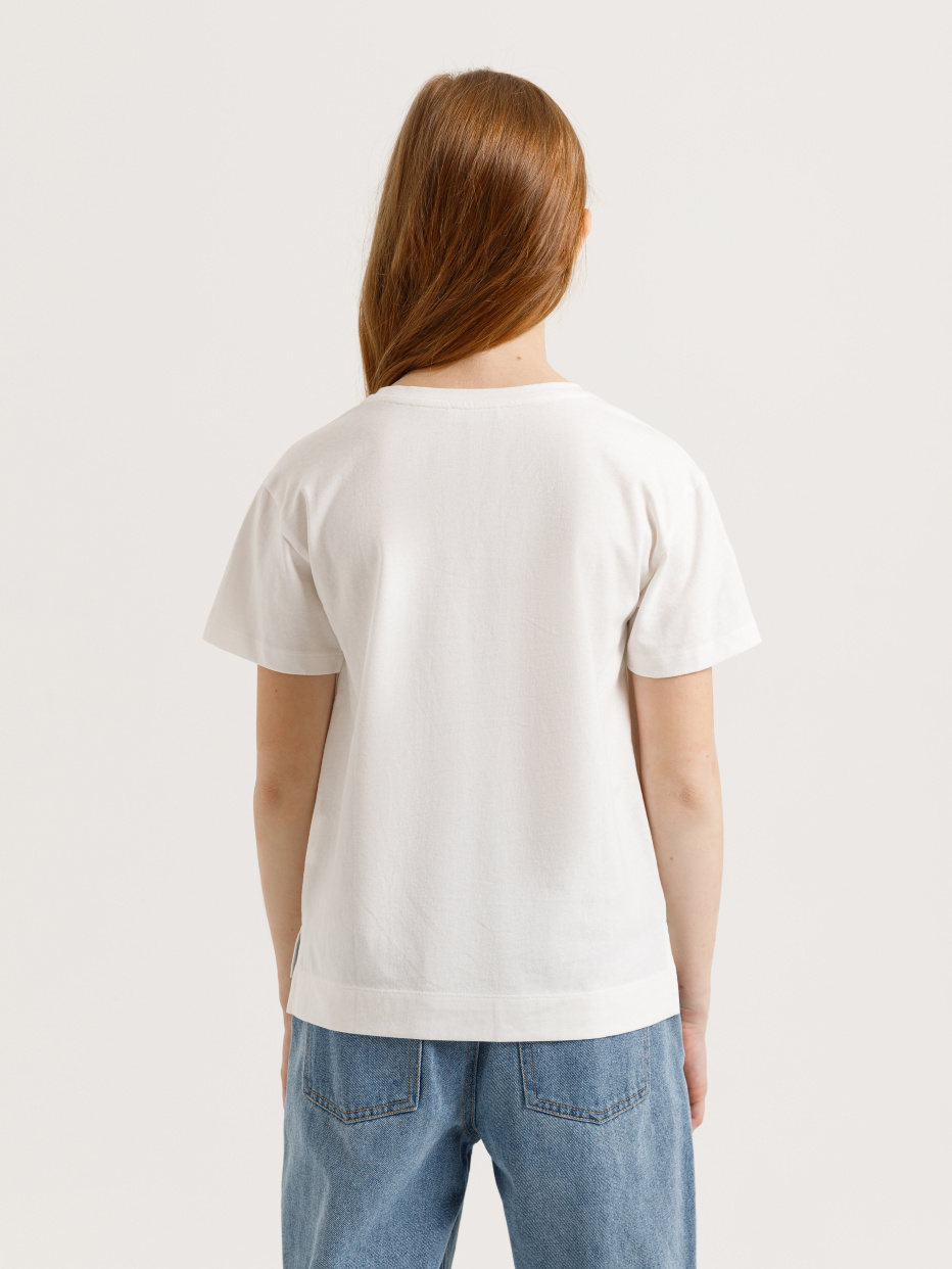 футболка с принтом для девочек, фото - 4