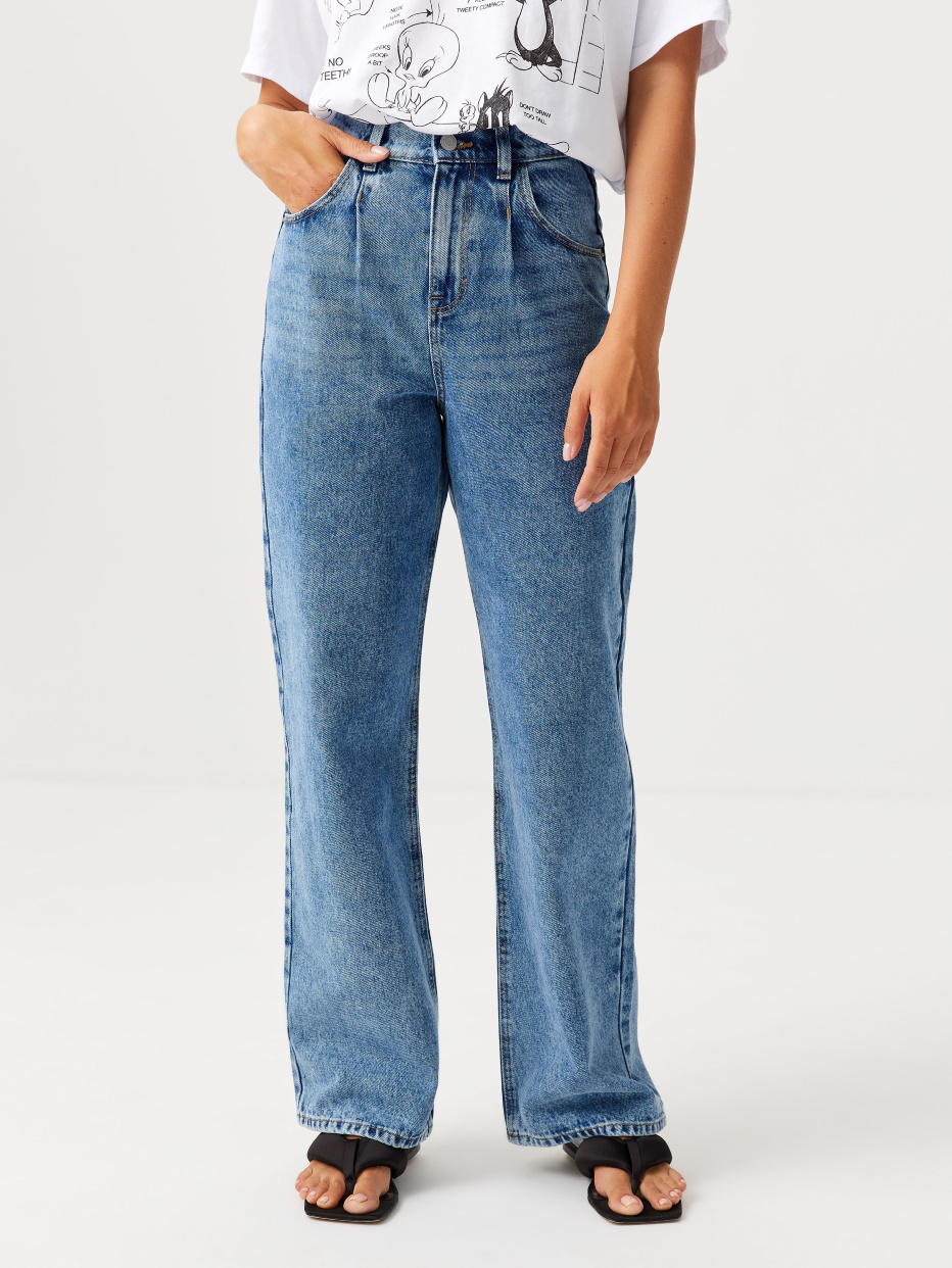 Широкие джинсы с защипами, фото - 2